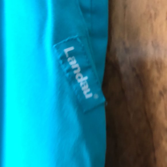 Landau Scrubs Green Pants with Elastic Waistband Medium - Picture 5 of 12